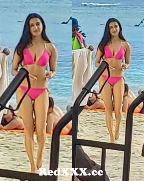 Shraddha Kapoor Sizzles In Pink Bikini On The Beach From