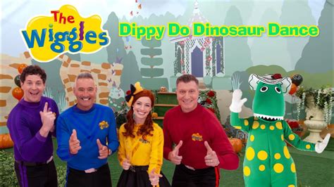 The Wiggles With Emma Wiggle Dippy Do Dinosaur Dance Youtube