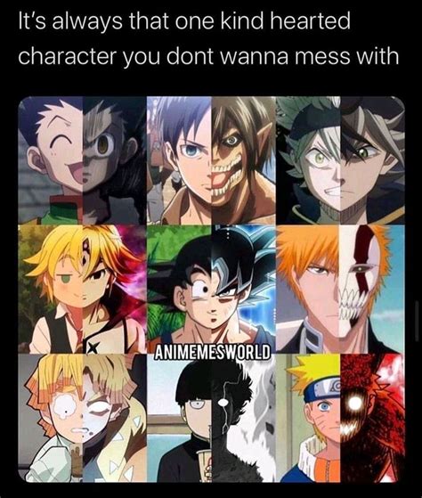 Kind Hearted Anime Characters You Never Shouldve Messed With ️