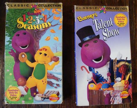 Barney Friends Vhs Lot Home Video Rare Classic Collection Value Pack