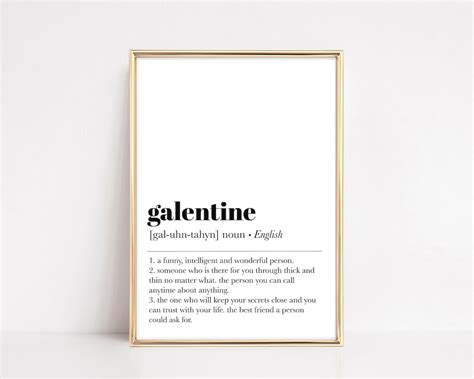 galentine definition print galentines day t friend t galentines day decoration galentines