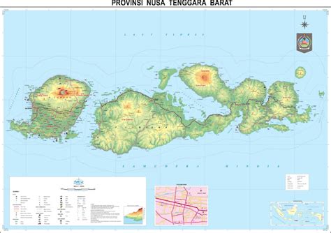 Takjub Indonesia Peta Propinsi Nusa Tenggara Barat