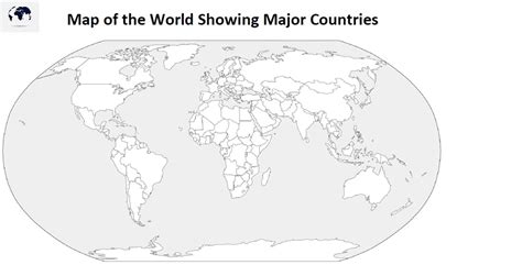 Printable Blank World Map Outline Transparent Png Worksheet Blank