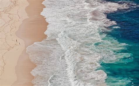 Ocean Waves Beach Sand Coast Wallpapers Wallpaper Cave