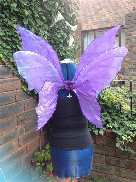 Beautiful Ooak Purple Triple Fairy Wings