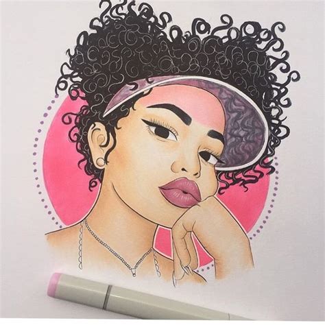 pinterest qveenkaylaaa … cute art drawings black girl art