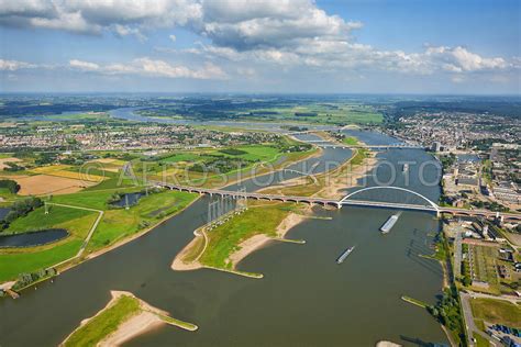 aerial view room for the river programme room for the waal nijmegen lent gelderland the