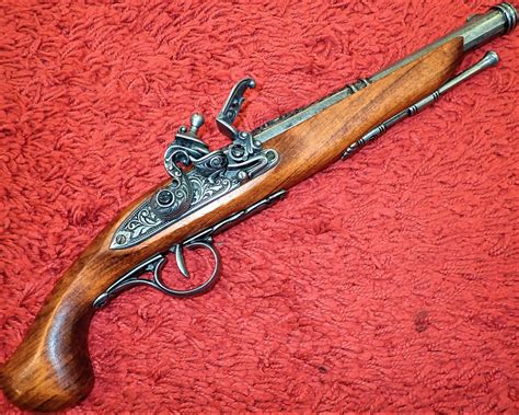 18th Century European Flintlock Pistol By Denix Jb Military Antiques
