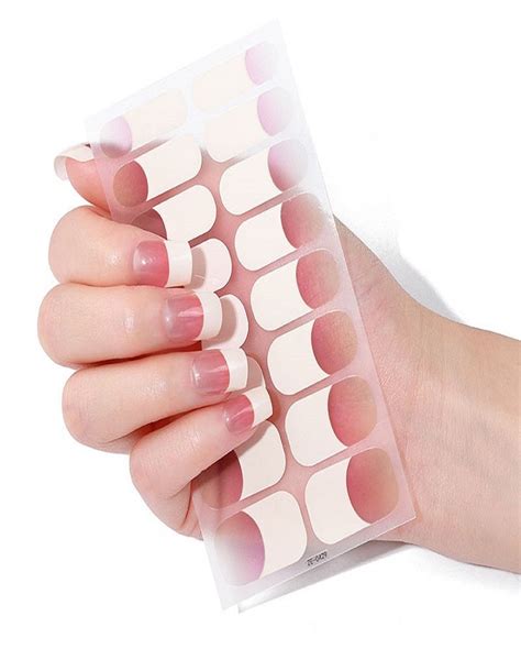 New French Nail Art Strips Simply Inked
