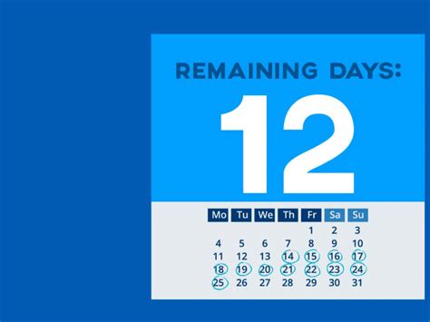 8 days = 192 hours. 12 days remaining by Plainly Simple on Dribbble