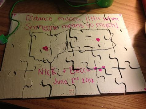 Long distance relationship birthday ideas. long distance relationship puzzle | Gift Ideas for Tyler