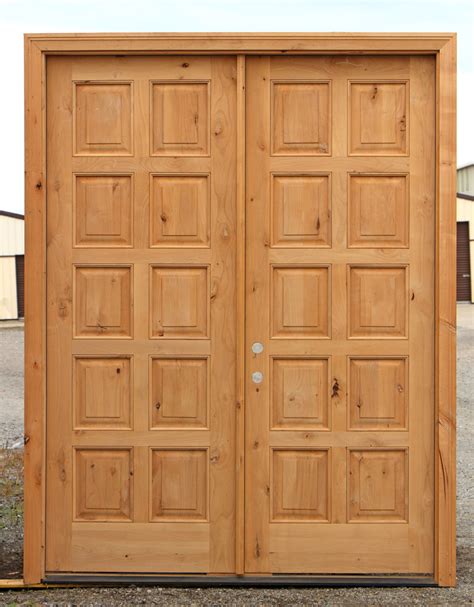 Rustic Exterior Double Doors Clearance