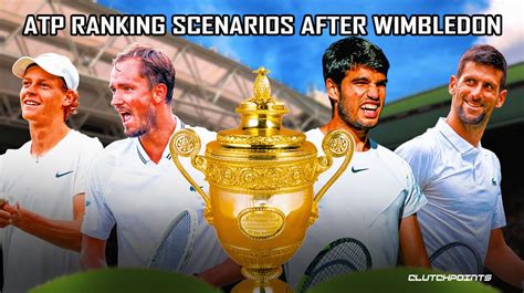 Wimbledon Where Novak Djokovic Alcaraz Medvedev Sinner Can Finish In Rankings