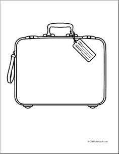 Download the perfect suitcase pictures. What would I take with me ... suitcase template … | flat ...