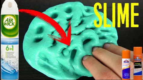 How To Make Glue Stick Slime With Air Freshener Without Borax Liquid
