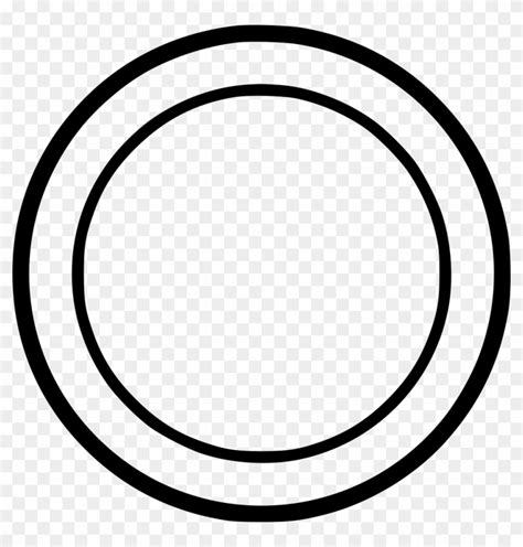 Plate Comments Blank Double Circle Logo Free Transparent Png