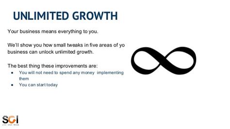 5 Steps To Unlimited Growth