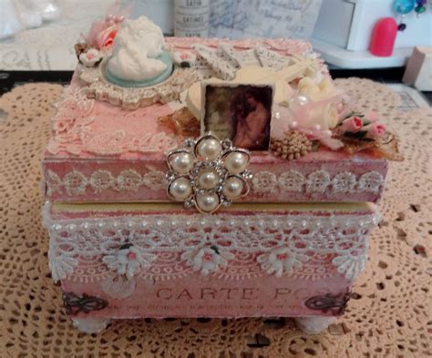Shabby Chic Altered Wooden Box