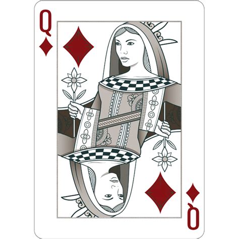 Queen Of Diamonds Origins Playing Cards