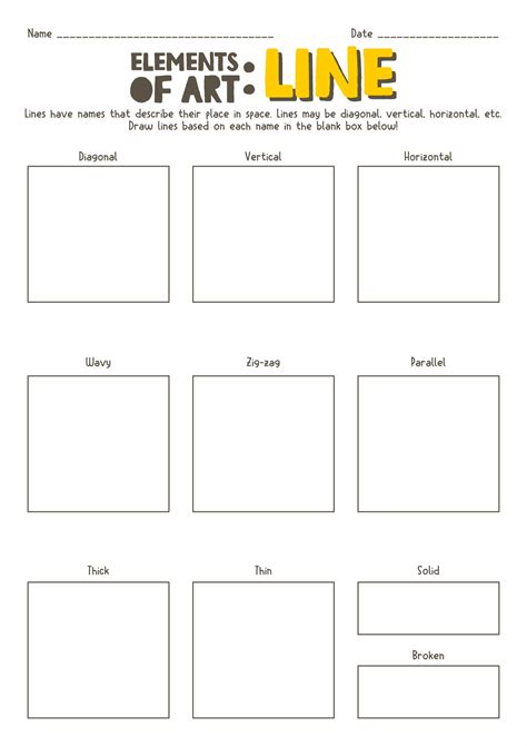 14 Best Images Of Art Handouts And Worksheets Elementary Art Critique