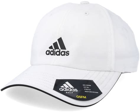 Mens Golf Cap White Adjustable Adidas Caps Uk