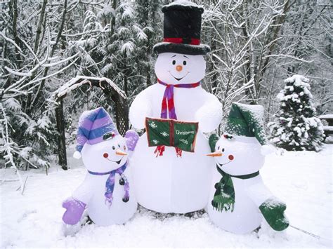Lovely Snowmen Hd Wallpaper ~ The Wallpaper Database
