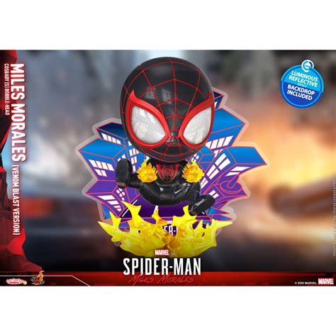 Cosbaby Marvel Spider Man Miles Morales Venom Blast Version Cosb854