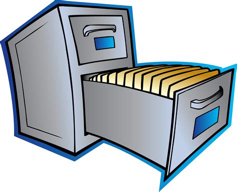 Organizing a filing cabinet can be tough, whether it's a home cabinet filled with paid bills and tax information or a work cabinet filled with completed projects and invoices. Filing clipart 20 free Cliparts | Download images on ...