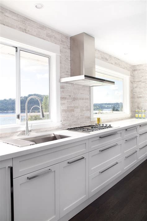 Your designer can get started with rough measurements, but will need detailed information before. No Upper Cabinets - Contemporary - kitchen - Moeski Design ...