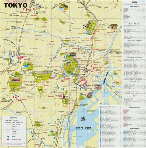 Large Tokyo Maps For Free Download And Print High Resolution And