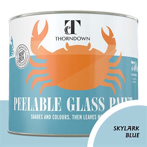 Skylark Blue Peelable Glass Paint Thorndown Wood And Glass Paints