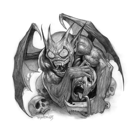 The Gallery For Evil Demon Drawings