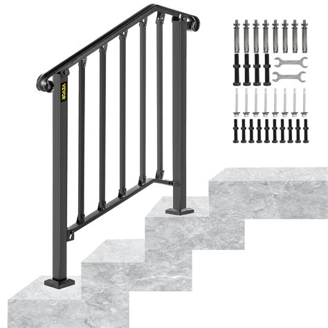 Buy Happybuy Handrails For Outdoor Steps Fit 2 Or 3 Steps Outdoor
