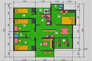 Desain rumah bedah rumah gtv. Desain Rumah Minimalis 1 Lantai 5 Kamar Tidur 2 | Denah ...
