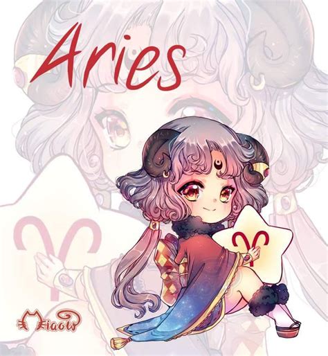 Magical Zodiac Sign Chibi Aries By Miaowx3 On Deviantart Anime Zodiac