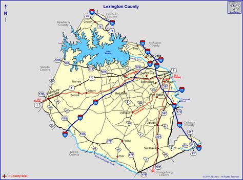 Lexington County Map