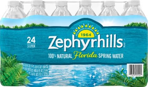 Zephyrhills Natural Florida Spring Water 24 Bottles 169 Fl Oz Kroger