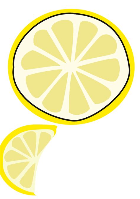 Lemon Slices Clip Art At Vector Clip Art Online Royalty
