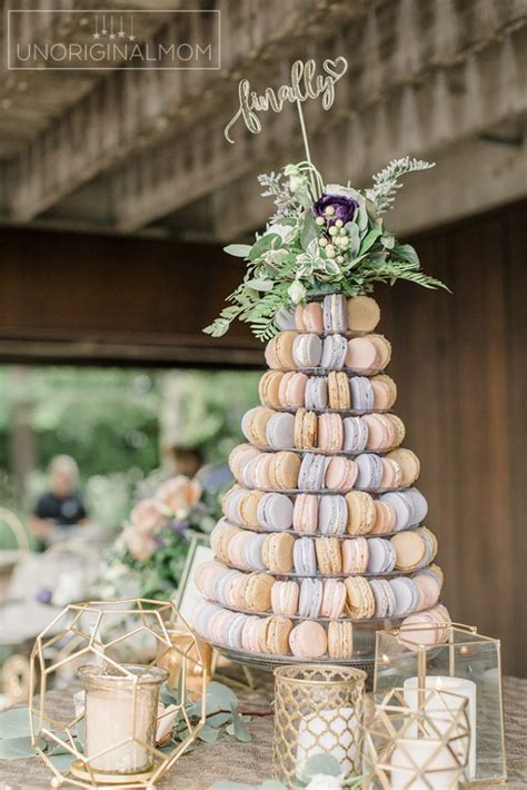 Macaron Tower For A Wedding Unoriginal Mom