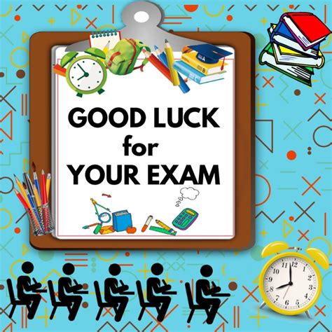 Copy Of Good Luck For Your Exams Postermywall