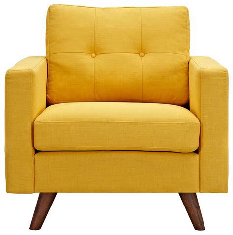 Our selection of charming fabric armchairs are made from a variety of materials and textiles, so you can find the right piece of furniture for you and your living whether you're matching your furniture with your home furnishings, or going for a bold, clashing look, the right fabric chair is eagerly waiting for you. Papaya Yellow Uma Armchair, Dark Walnut Wood Color ...