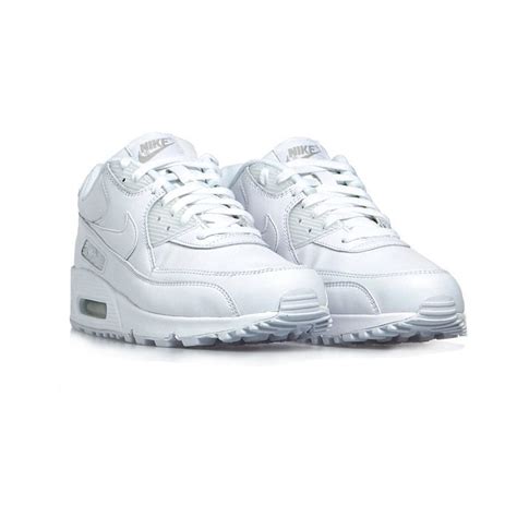 Sneakers Nike Air Max 90 Leather White White 302519 113