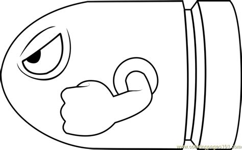 Check spelling or type a new query. Bullet Bill Coloring Page for Kids - Free Super Mario ...