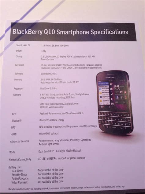 Todo Blackberry Gratuitoblackberry Q10 Características Y