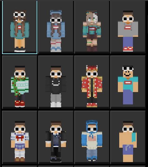 Minecraft Youtubers 49 140 New Skins For Mcpe Mcpe Addons
