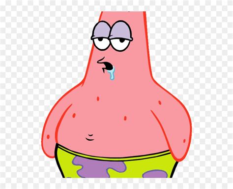 Pictures Of Patrick From Spongebob Patrick Star Eyes Closed Hd Png