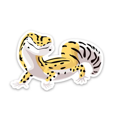 Leopard Gecko Sticker The Mincing Mockingbird And The Frantic Meerkat