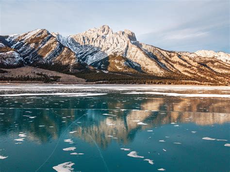 Another Picture Of Abraham Lake Yesterday Evening Ralberta