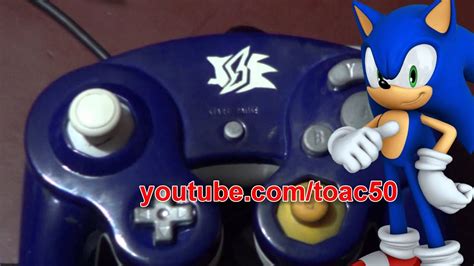 Gamecube Controller Custom Sonic Style Youtube