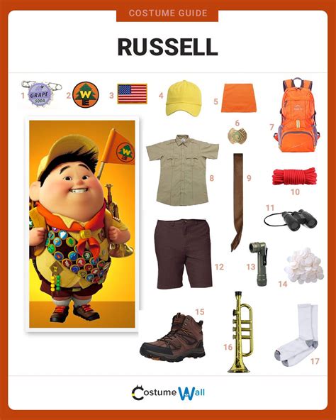 Dress Like Russell Russell Up Costume Disney Costumes Pixar